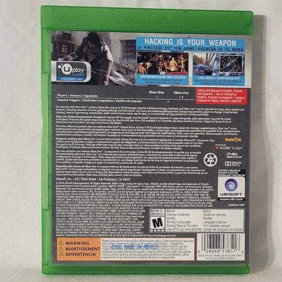 Watch Dogs Xbox One - Picture 2 of 3